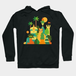 Pop and summer landscape Hoodie